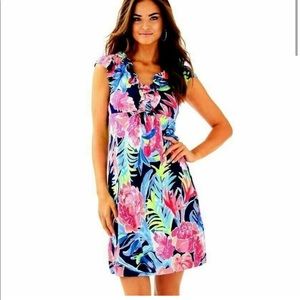Lilly Pulitzer Clare Silk Jersey Dress - Size XXS